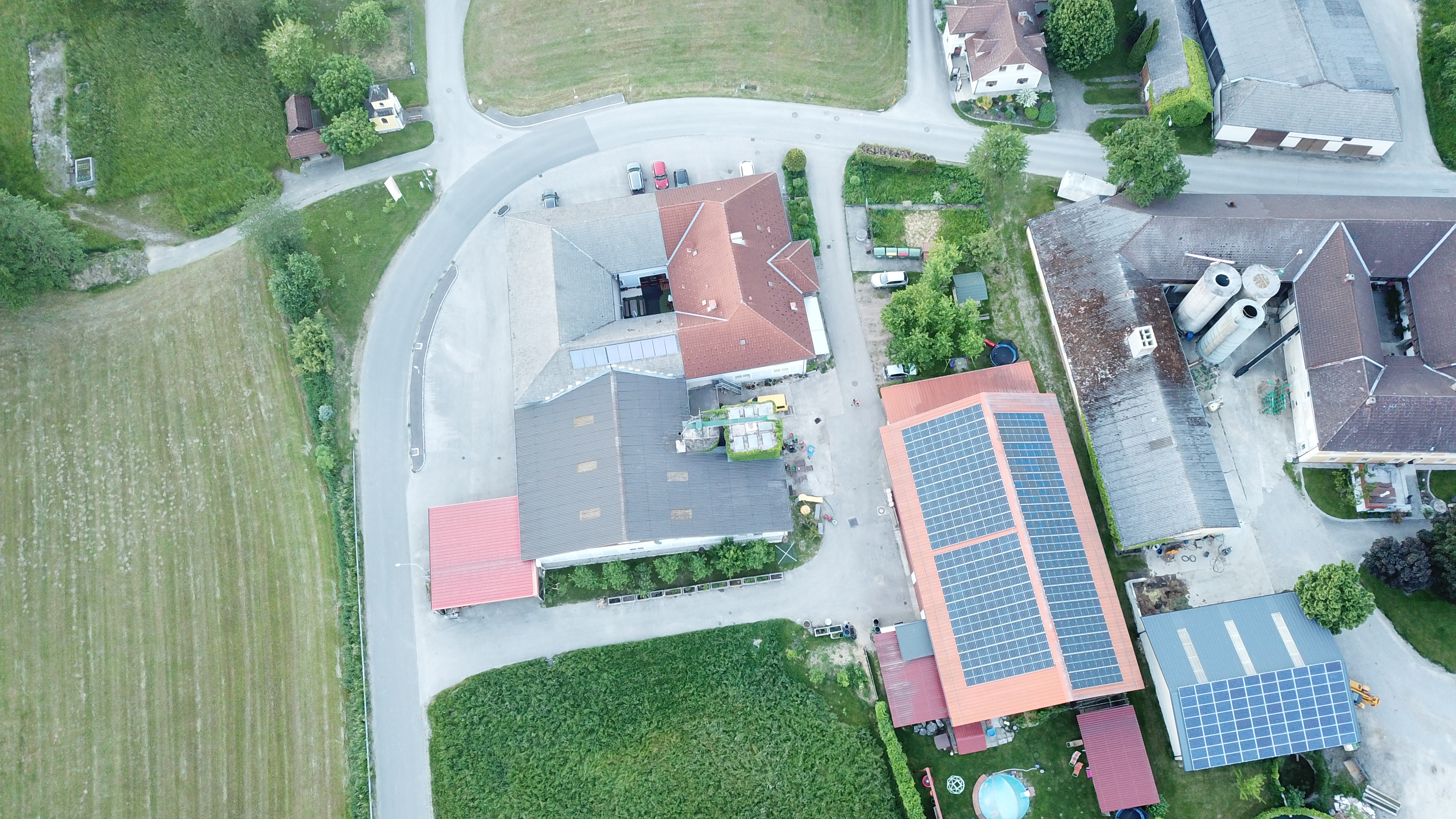 Unsere Zentrale aus der Luft